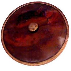 24-6.2 Other Materials - Gemstone (Agate) with Metal Rim (1-1/2")