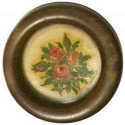 1-1 Face designs - Plant - Roses - Bakelite & DUG (1-1/2")