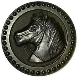 1-1 Face designs - Horse - Rubber - BM "N. S. Co" (1-1/2")
