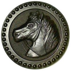 1-1 Face designs - Horse - Rubber - BM "N. S. Co" (1-1/2")