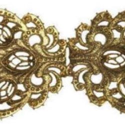 2-1 Two-piece Clasp - Brass (3-1/2 x 1-1/2")