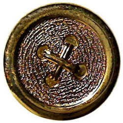 3-1 Button Covers - Brass imitation sew-thru (1")