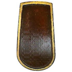 3.2.1 Shoe Button Covers - Painted Brass  - Linear Shape (1-1/8 x 5/8")
