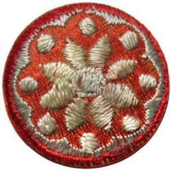 5-3.1 Embroidered Woven Cover (1-1/8") 5-3.1 Embroidered Woven Cover (1-1/8")