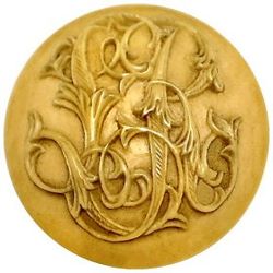 6-1.3 Separable - Spring/lever - Ivory - Monogram (1-3/8")