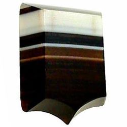 6-1.2 Rigid Post - Banded Onyx (7/8")