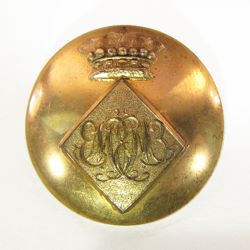 25-5.1.3 Lozenges - Widow of a British Peer (Viscount Coronet of Rank) - 2-piece gilded brass - 1" 25-5.1.3 Lozenges - Widow of a British Peer (Viscount Coronet of Rank) - 2-piece gilded brass - 1"