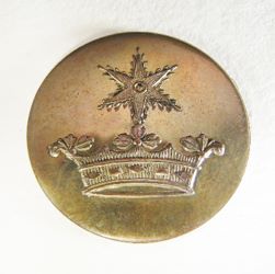 25-5.2.1 Patterns and symbols (Crests)(corresponds to Sec. 22 - Star) - 6 pointed Star surmounting a crest coronet - gilded brass - 1" 25-5.2.1 Patterns and symbols (Crests)(corresponds to Sec. 22 - Star) - 6 pointed Star surmounting a crest coronet - gilded brass - 1"