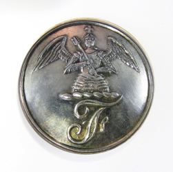 25-5.2.2.4 Other pictorials (corresponds to Sec. 20 - Religious) - Saint Joan of Arc (rare) surmounting a torse with the initial F - silver-plated copper - 1"