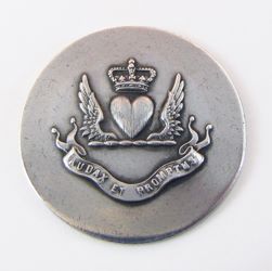 25-5.2.3.1 Coronets of rank - Royal (above the crest) - unmarked silver - 1 & 3/8" 25-5.2.3.1 Coronets of rank - Royal (above the crest) - unmarked silver - 1 & 3/8"
