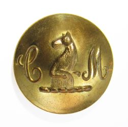 25-5.2.3.3 Initials, monograms with a crest - Two Initials (beside the crest)- Australia- 2-piece gilded brass - 1" 25-5.2.3.3 Initials, monograms with a crest - Two Initials (beside the crest)- Australia- 2-piece gilded brass - 1"
