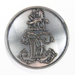 25-5.2.3.3 Initials, monograms with a crest - Initial & Monogram (below the crest) - silver-plated copper - 1 "