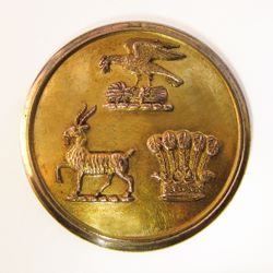 25-5.2.3.4 Multiple crests - Triple Crest - gilded brass - 1 " 25-5.2.3.4 Multiple crests - Triple Crest - gilded brass - 1 "
