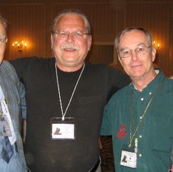 Livery button Aficionados (from left to right): John Whiteford, Tom Skovronsky, Tom Barrans & Deborah Hanson