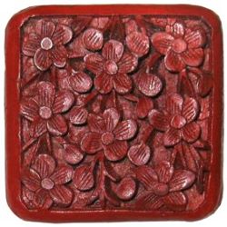 15-5 Unlisted - Cinnabar - Linear shape - Backmark "China" 15-5 Unlisted - Cinnabar - Linear shape - Backmark "China"