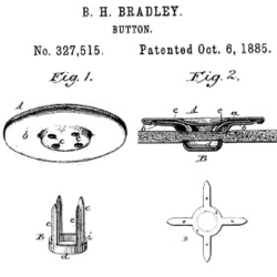 9-1 Bachelor Buttons - B. H. Bradley Bachelor Button Patent