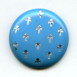 22-1.1 All-over patterns - Enamel fleur-de-lis - 1 1/16"