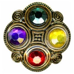 12-8.3 Imitation of Other Materials - Rhinestones in metal 12-8.3 Imitation of Other Materials - Rhinestones in metal